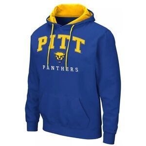 Colosseum Pitt Panthers Royal Blue Pullover Hoodie XXL NCAA Team Gear